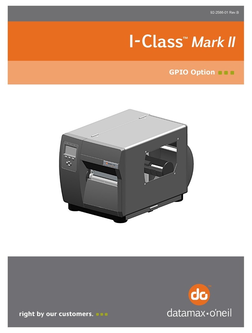 Datamax I-Class Mark II Installation and use guide