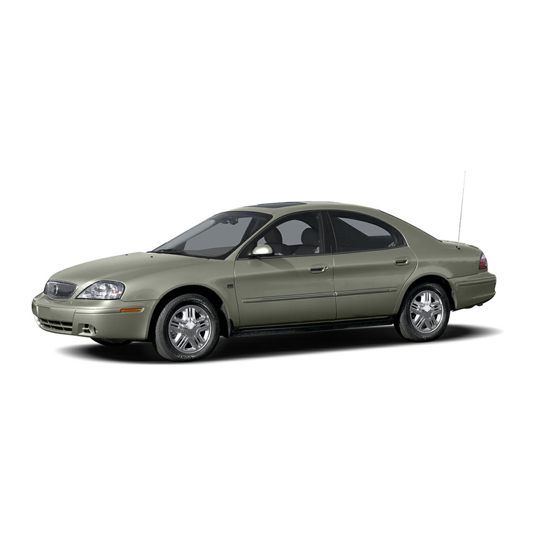 Mercury 2004 Sable User manual