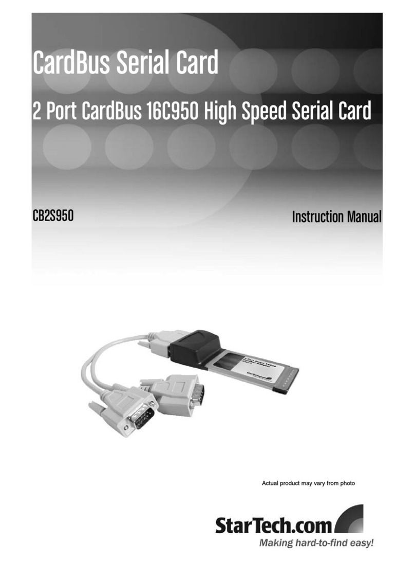 StarTech.com CB2S950 User manual