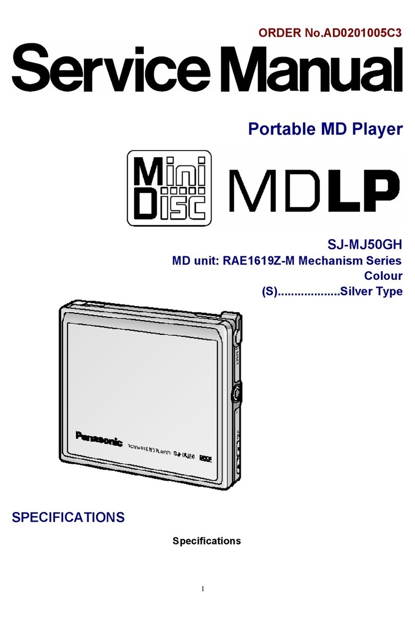 Panasonic SJ-MJ50GH User manual