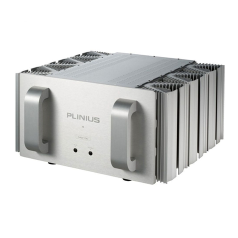 Plinius SA-REFERENCE User manual