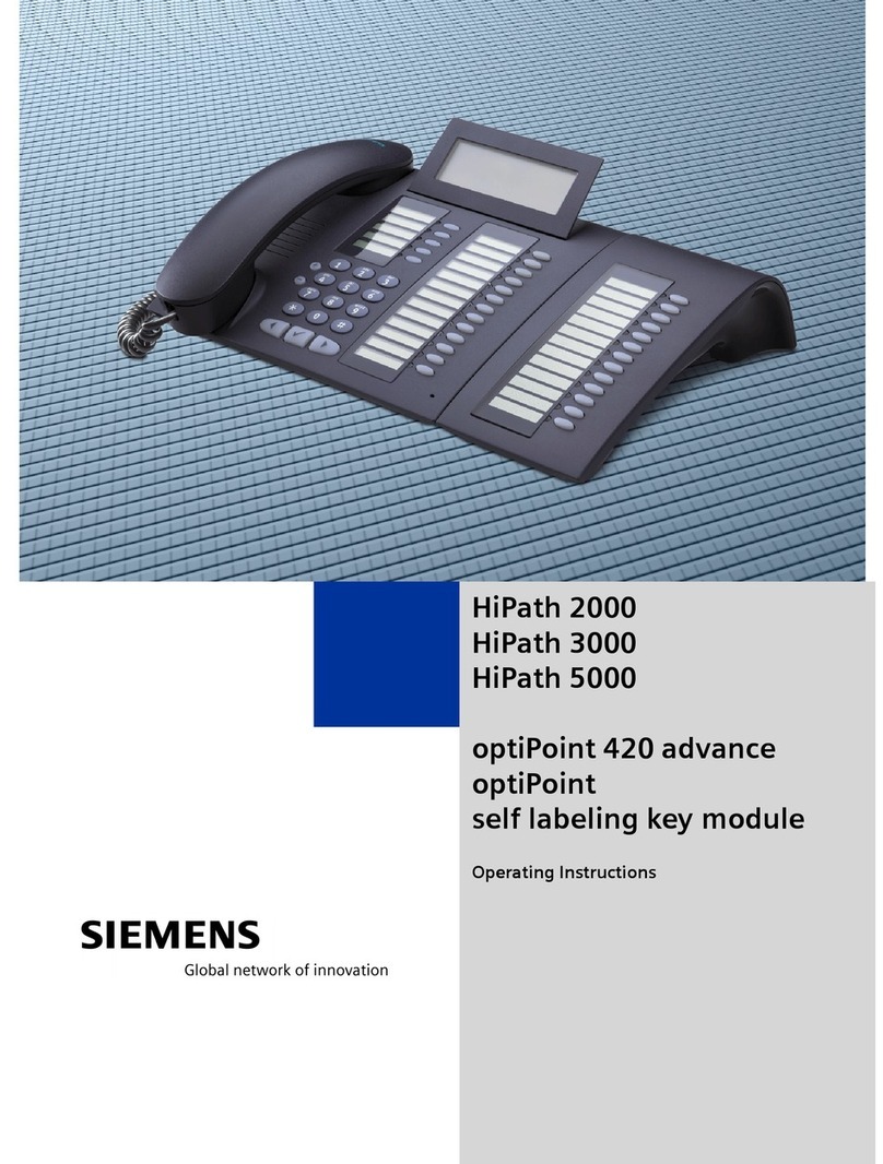 Siemens HIPATH 2000 operating instructions