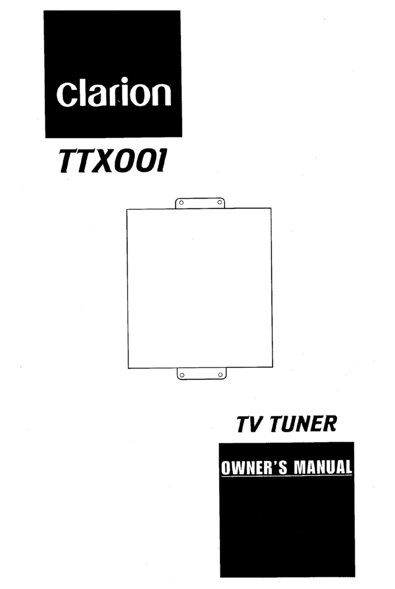 Clarion TTXOOI owner's manual