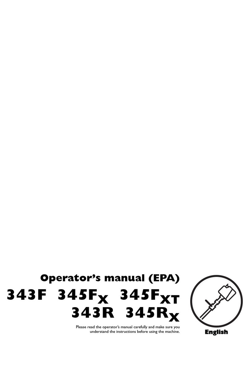 Husqvarna 343F Operator's manual