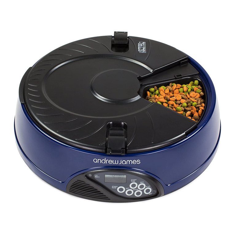 Andrew James 6 Day Pet Feeder User manual