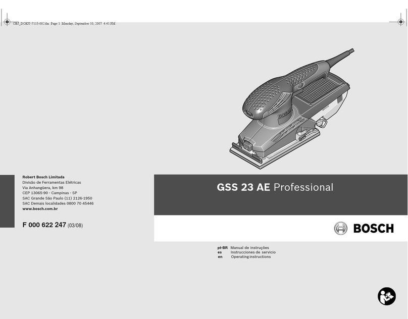 Bosch GSS 23 AE User manual