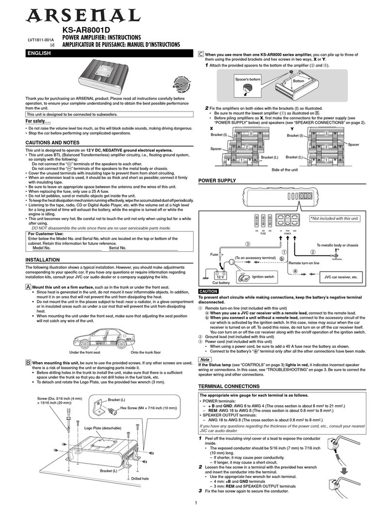 Arsenal KS-AR8001D instructions