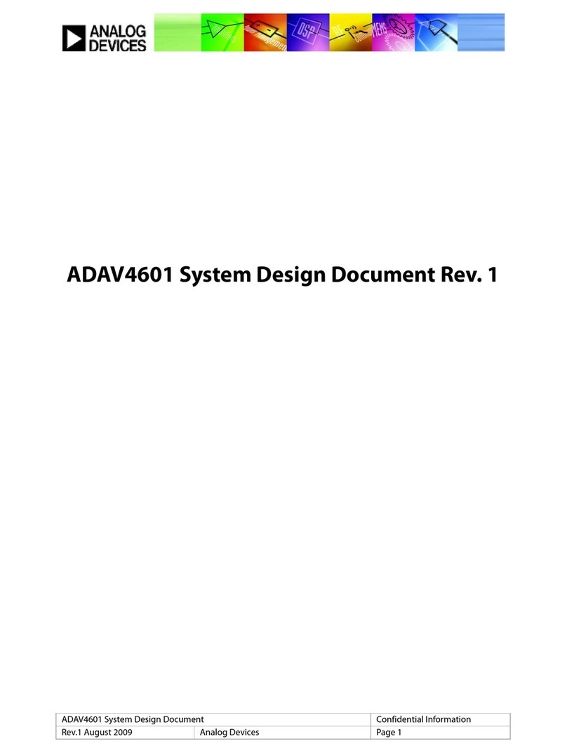 Analog Devices ADAV4601 Technical manual