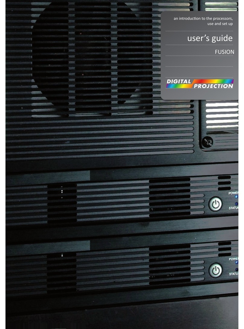 Digital Projection FUSION User manual