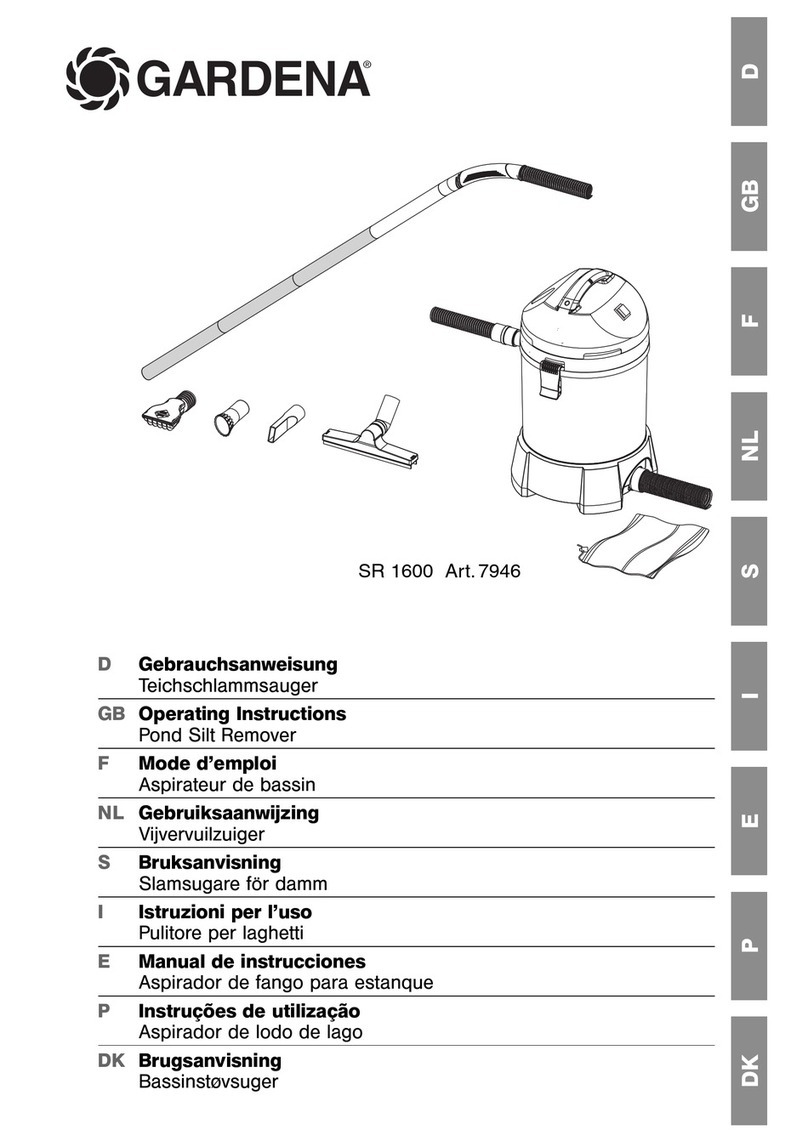 Gardena SR 1600 operating instructions Gardena SR 1600 operating instructions