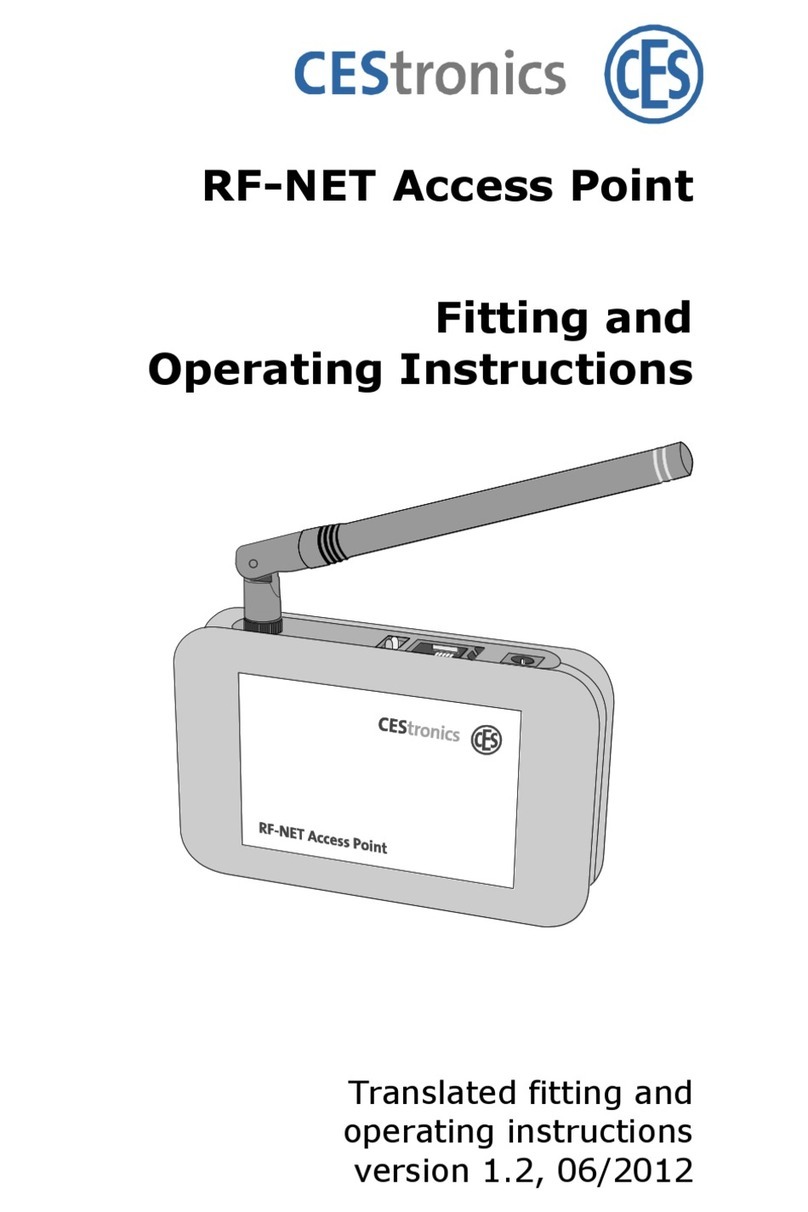 CES RF-NET Installation and commissioning manual