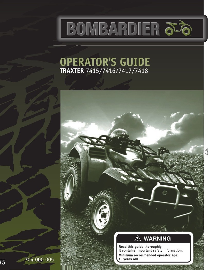 BOMBARDIER Traxter 7415 Manual