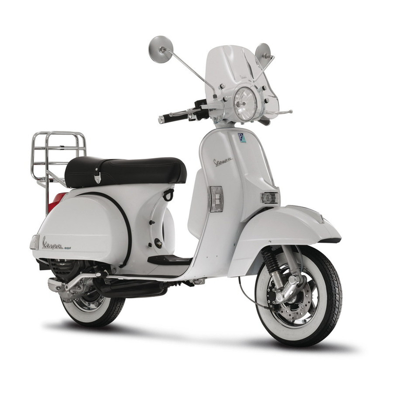 PIAGGIO Vespa P125X user manual