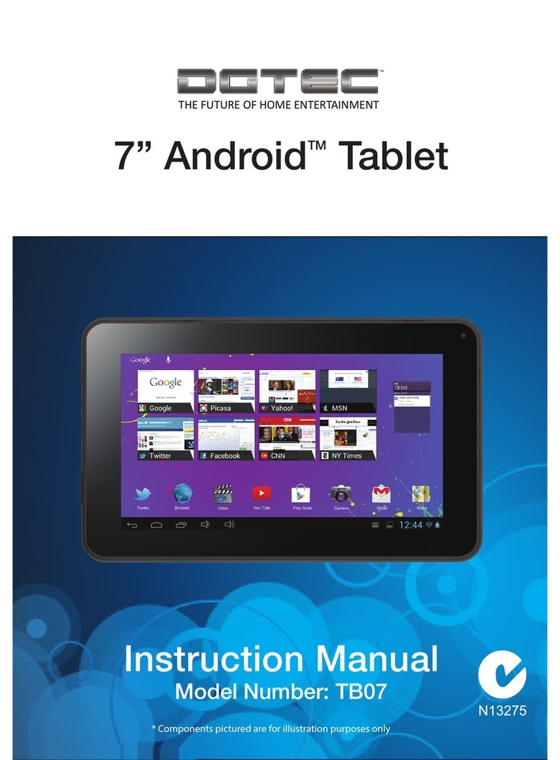 DGTEC TB07 instruction manual