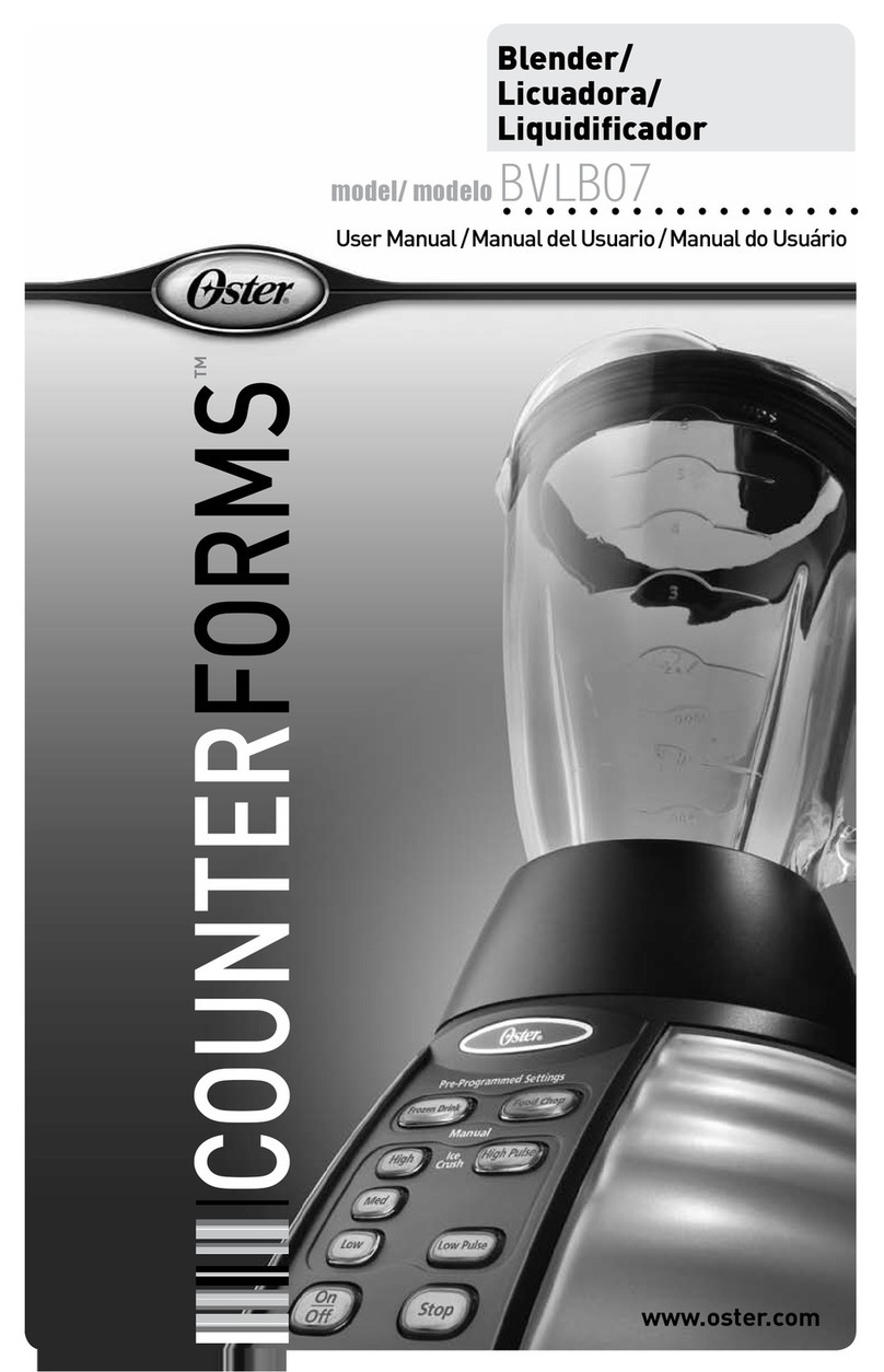 Oster CounterForms BVLB07 User manual