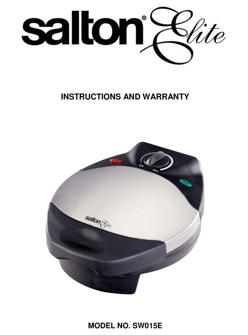 Salton Elite SW015E User manual