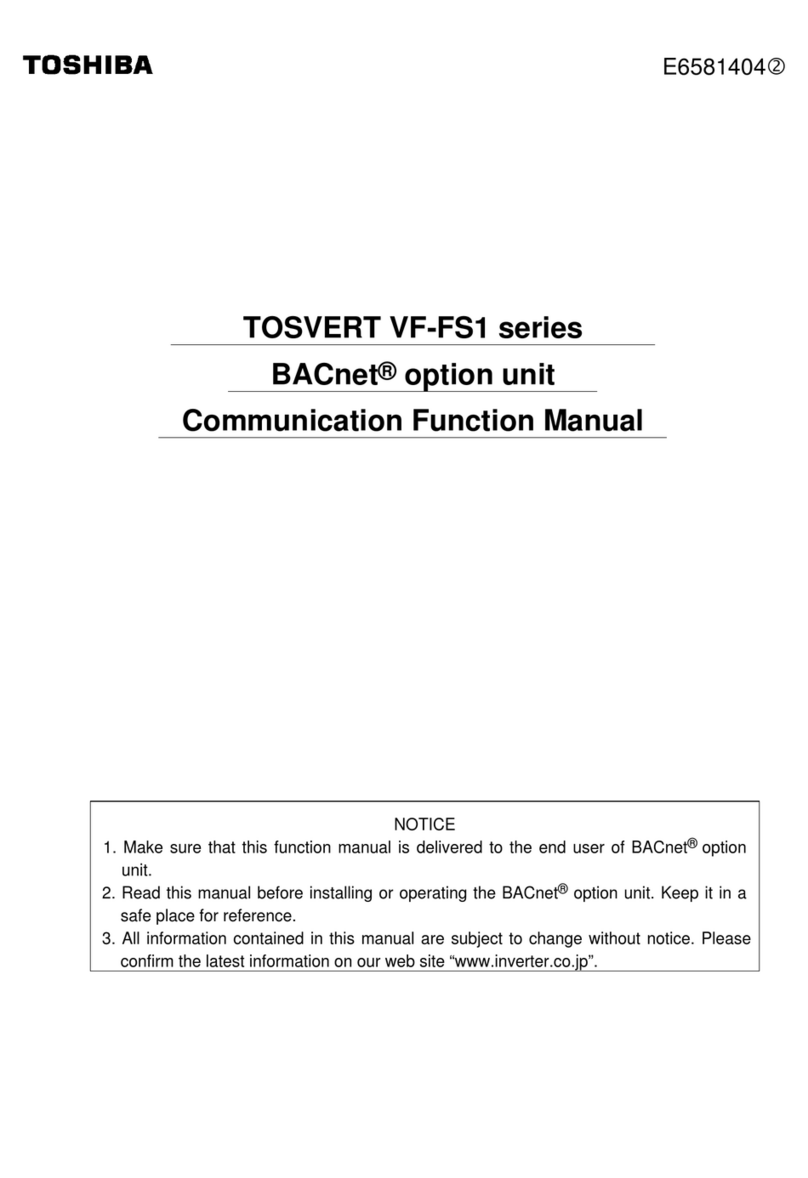 Toshiba TOSVERT VF-FS1 Series Parts list manual