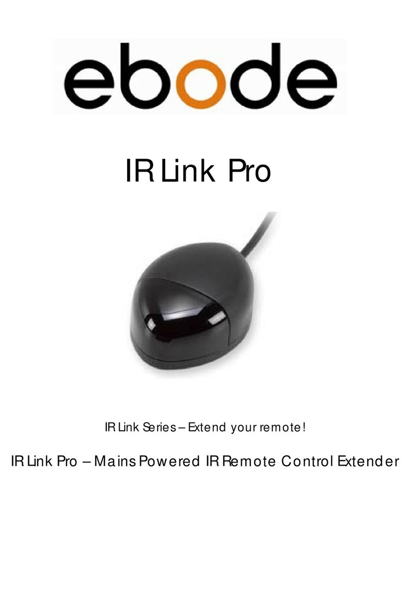 Ebode IR Link Pro User manual