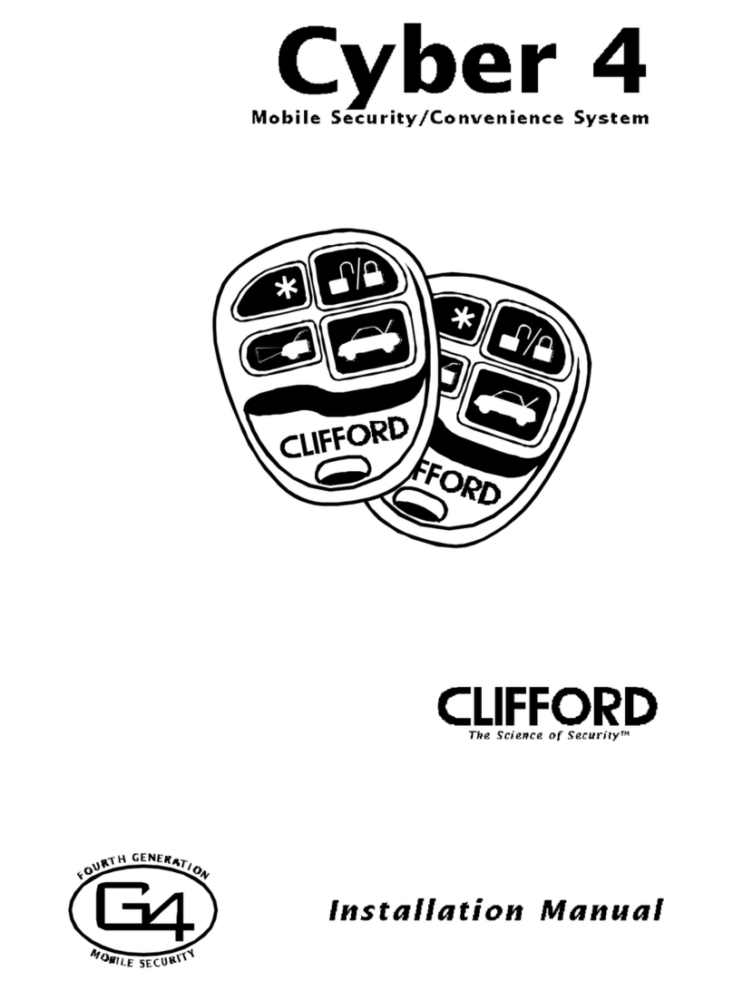 Clifford Cyber 4 installation manual