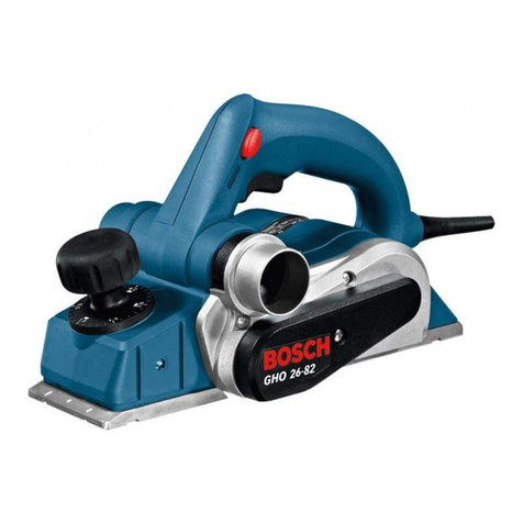 Bosch GHO 26-82 User manual