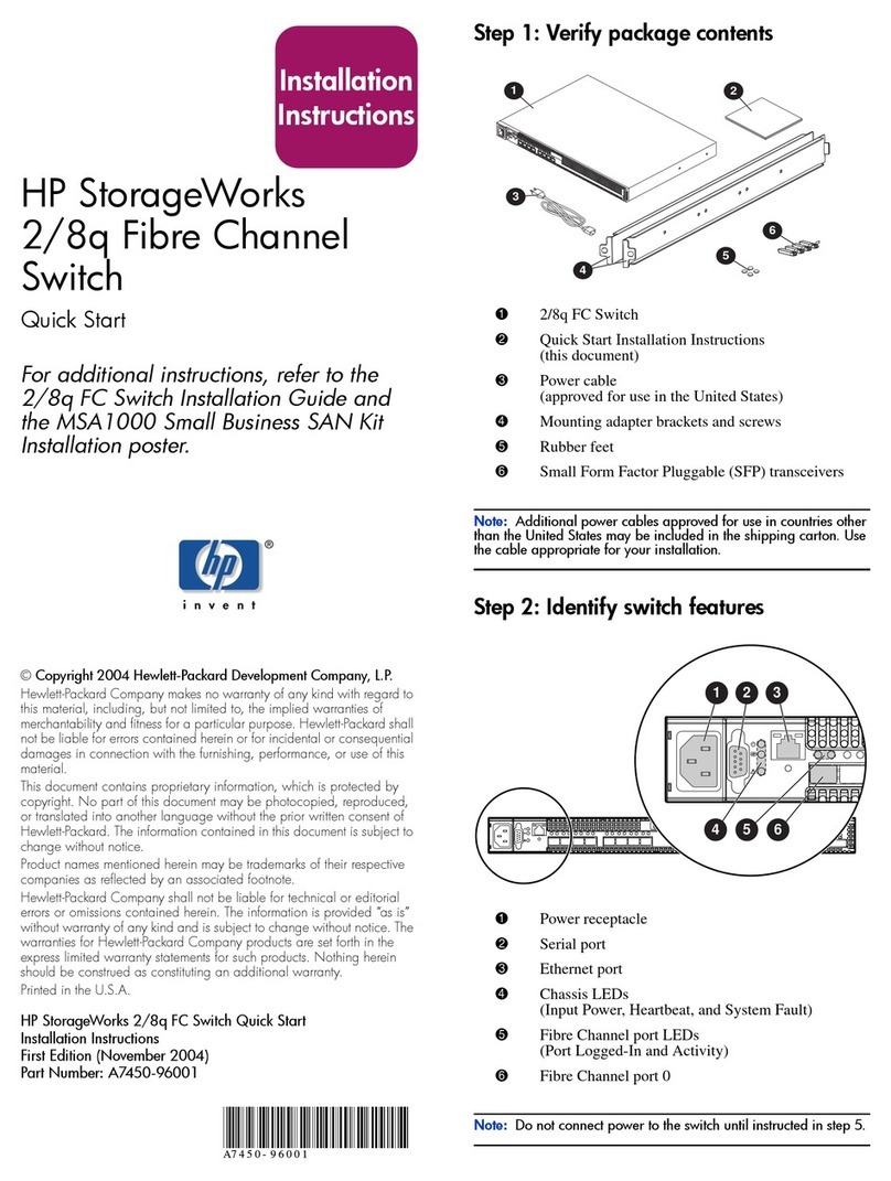 HP StorageWorks 2/8q FC User manual
