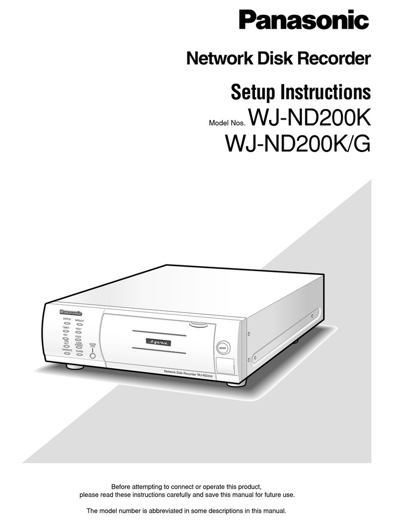 Panasonic WJ-ND200K Setup instructions