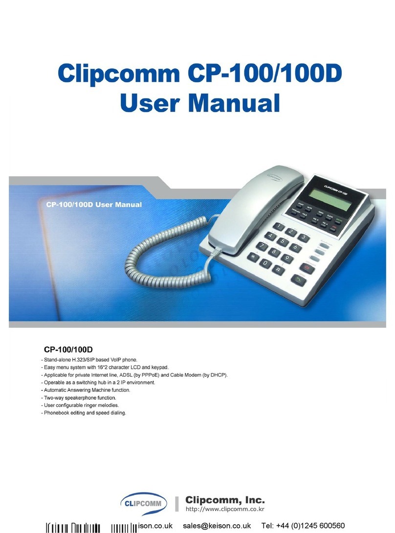 Clipcomm CP-100 user manual