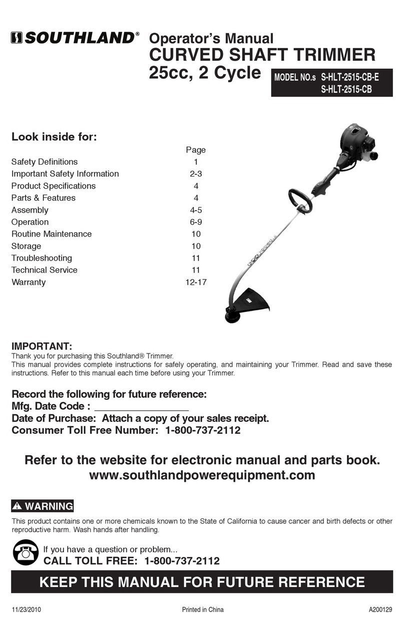 Southland S-HLT-2515-CB-E User manual