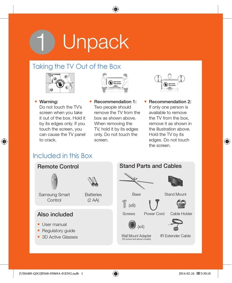 Samsung SMART TV User manual Samsung SMART TV User manual