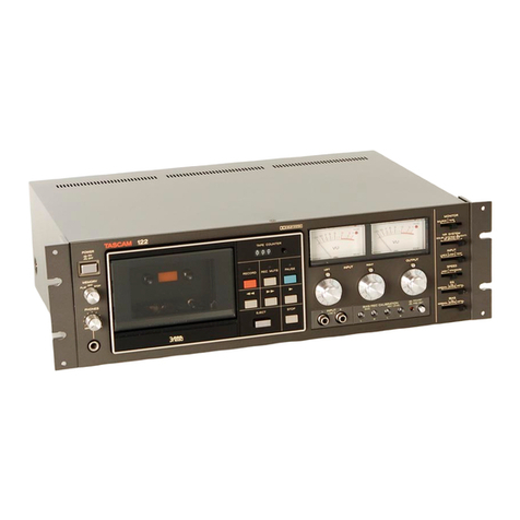 Tascam 122 User manual Tascam 122 User manual
