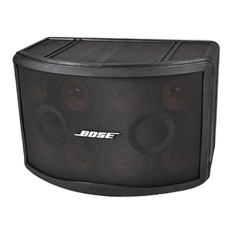 Bose 802 User manual