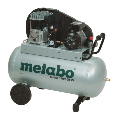 Metabo Mega 370/100 W Original operating instructions