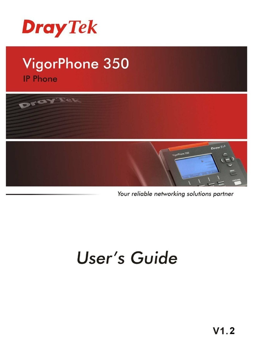 Draytek VigorPhone 350 user guide