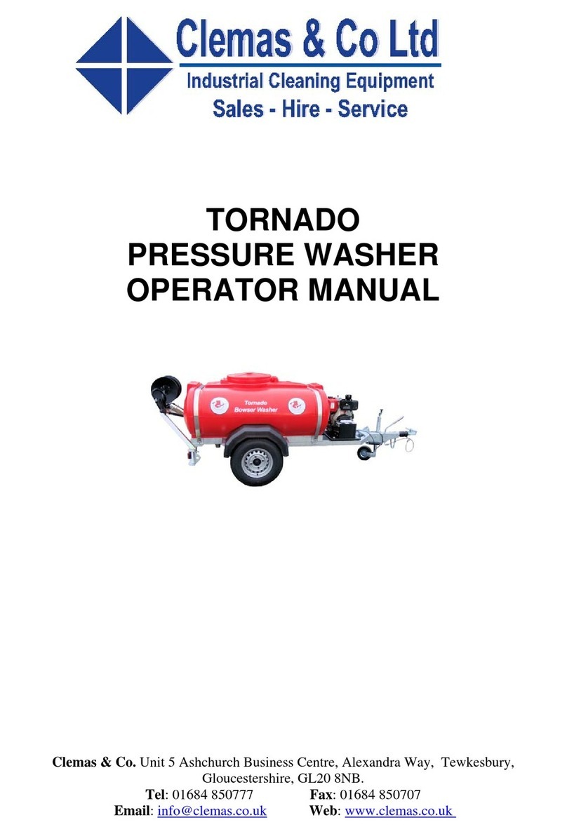 Clemas & Co TORNADO User manual Clemas & Co TORNADO User manual