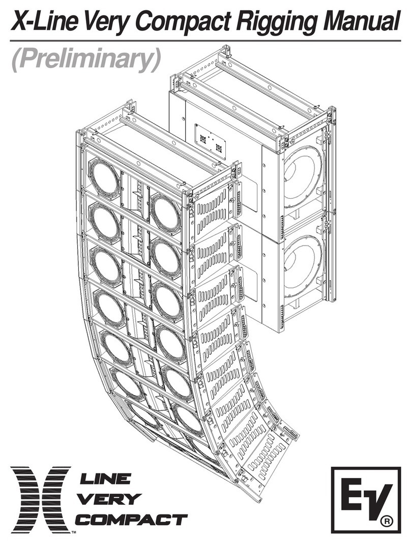 Electro-Voice X-Line Very Compact Rigging manual