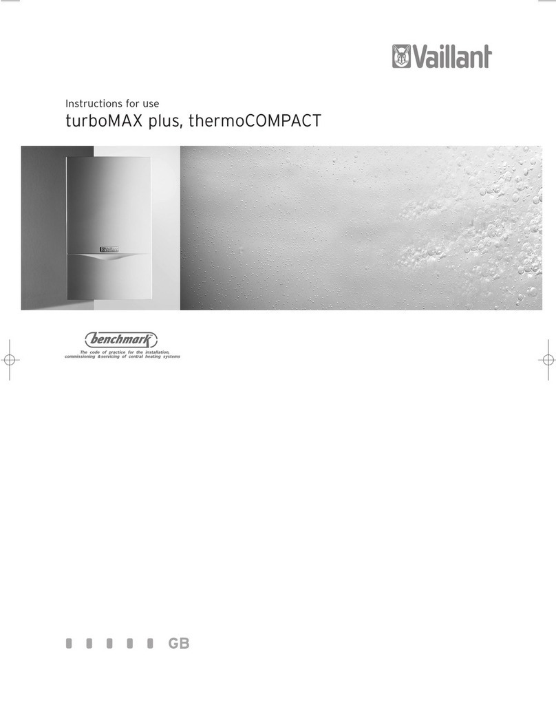 Vaillant TURBOmax Plus SERIES User manual