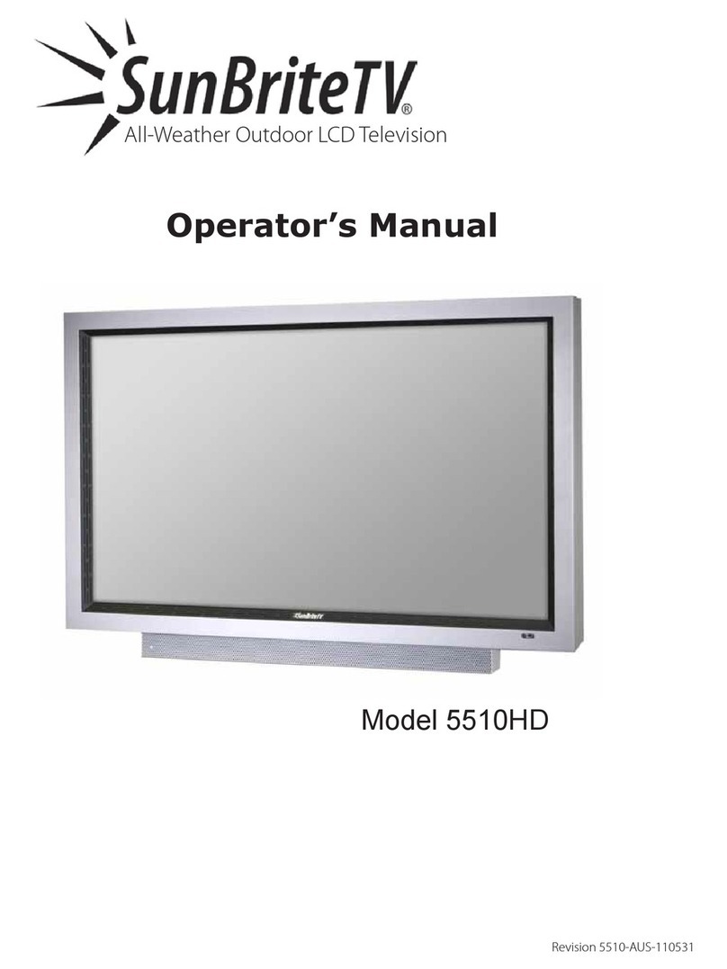 SunBriteTV 5510HD User manual SunBriteTV 5510HD User manual
