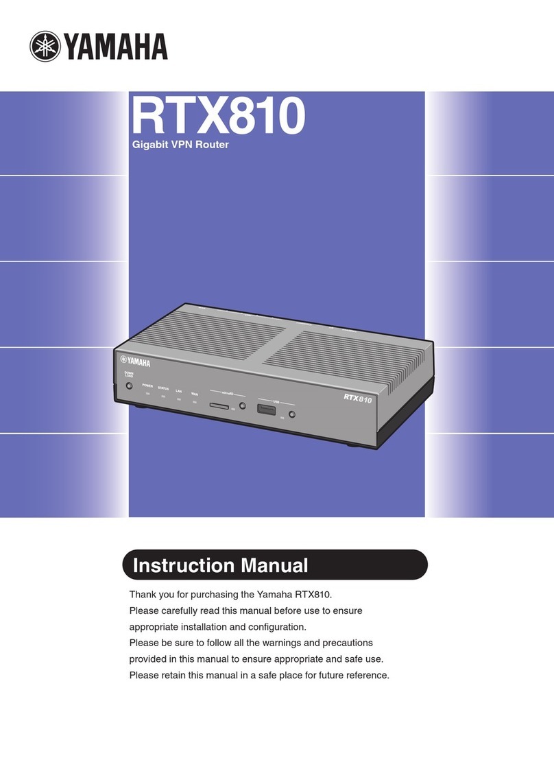 Yamaha RTX810 instruction manual