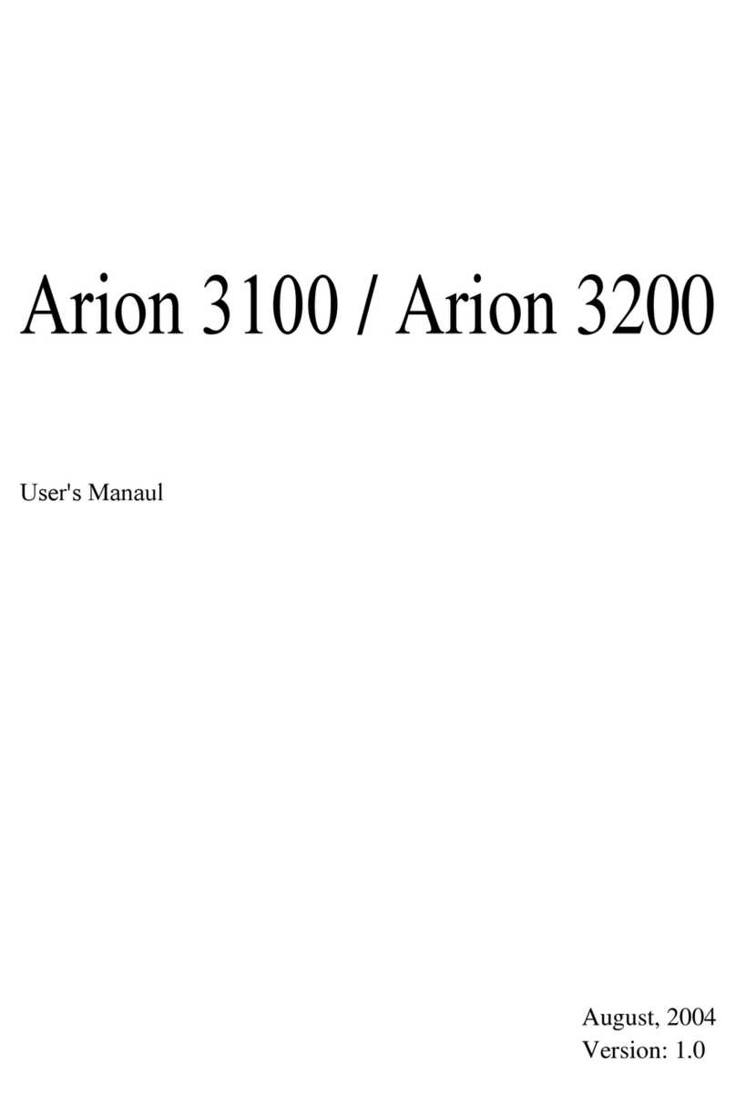Alpha Telecom Arion 3100 user manual