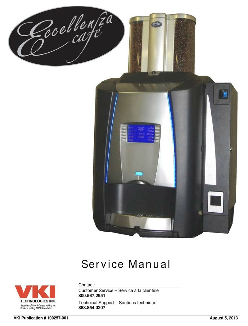 VKI Technologies Eccellenza cafe Service manual VKI Technologies Eccellenza cafe Service manual
