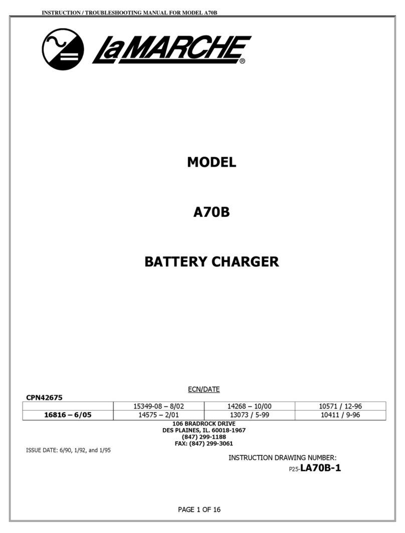 Lamarche A70B instruction manual