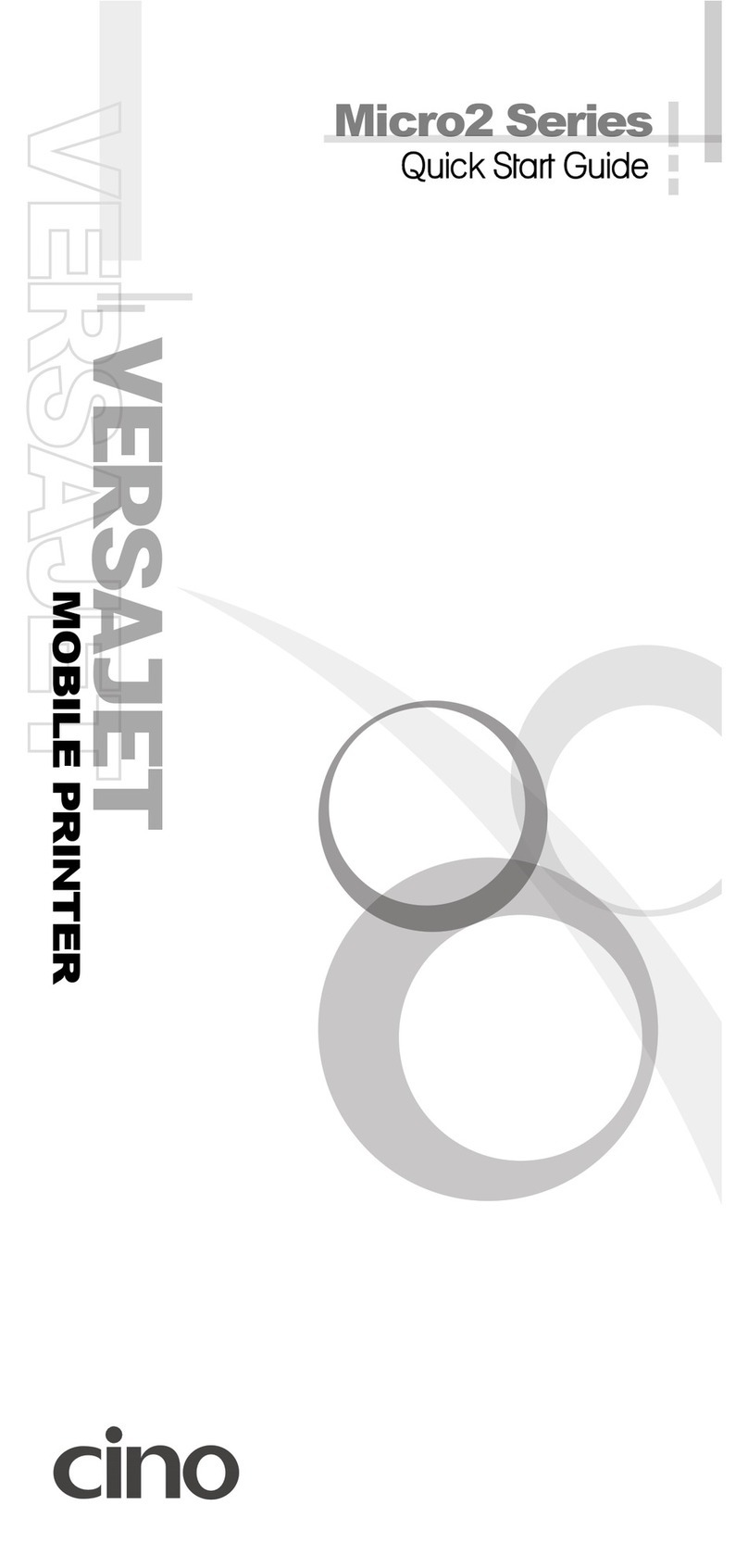 Cino Micro2 Series User manual