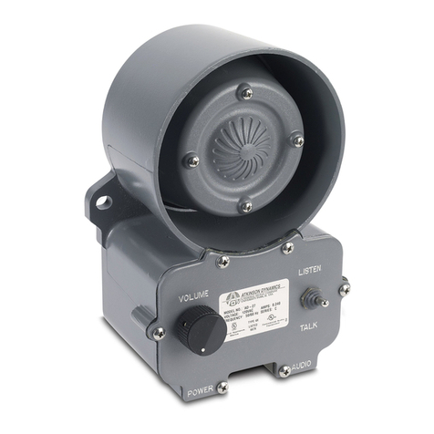 Atkinson Dynamics AD-26 Installation and service instructions