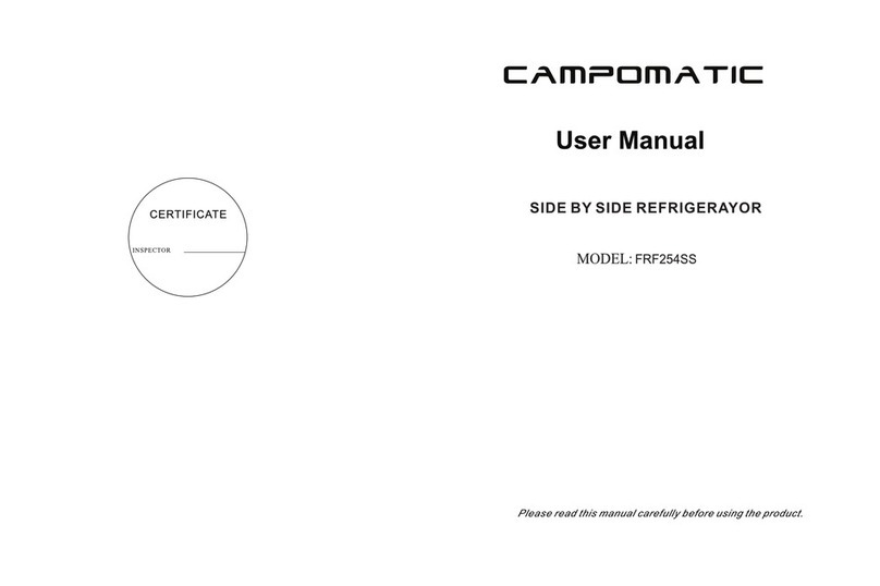 Campomatic FRF254SS user manual