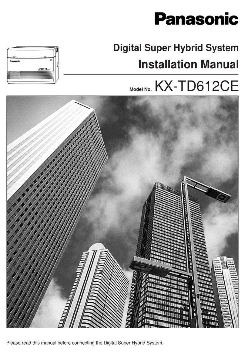 Panasonic KX-TD612CE User manual Panasonic KX-TD612CE User manual