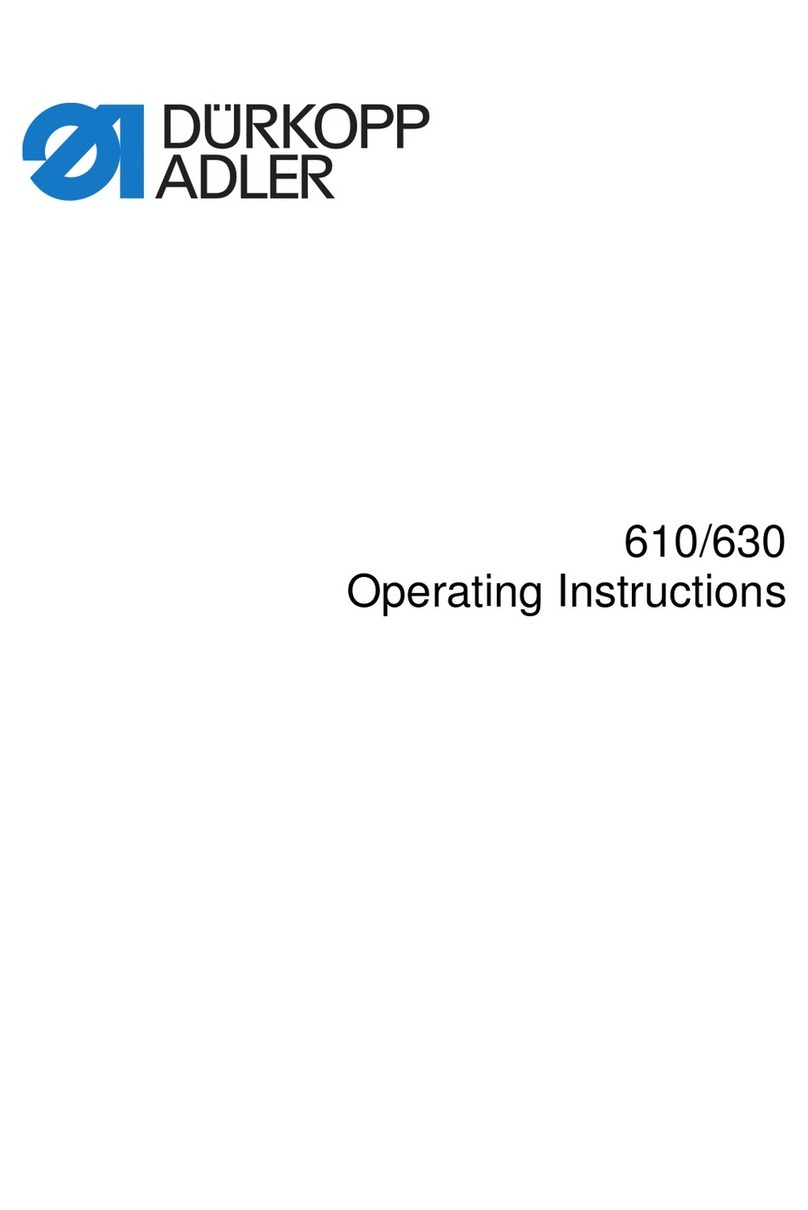 DURKOPP ADLER 610 User manual