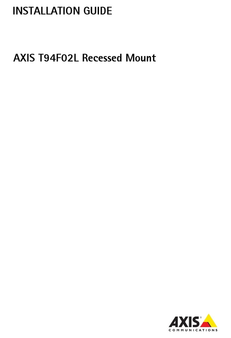 Axis T94F02L User manual