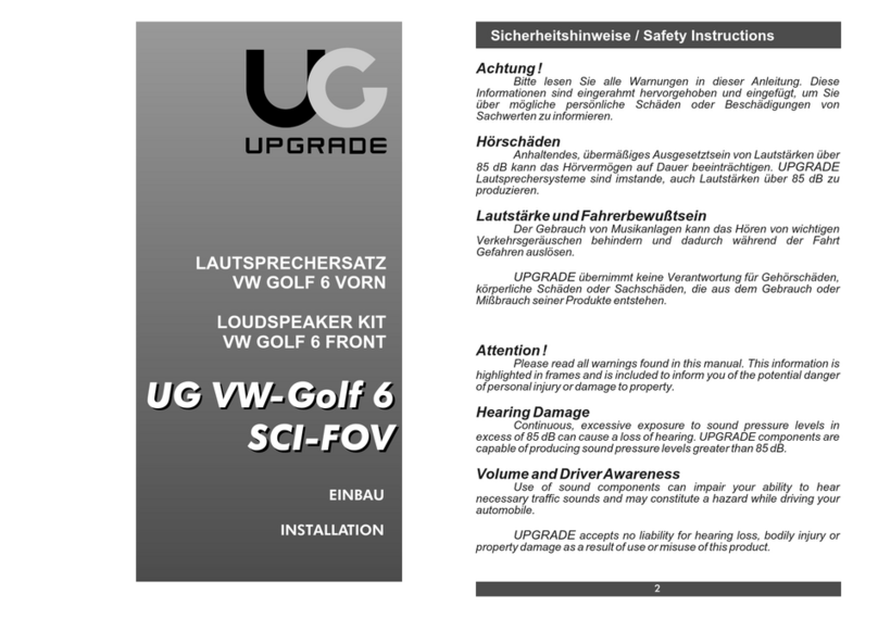 Upgrade VW-Golf 6 SCI-FOV installation guide