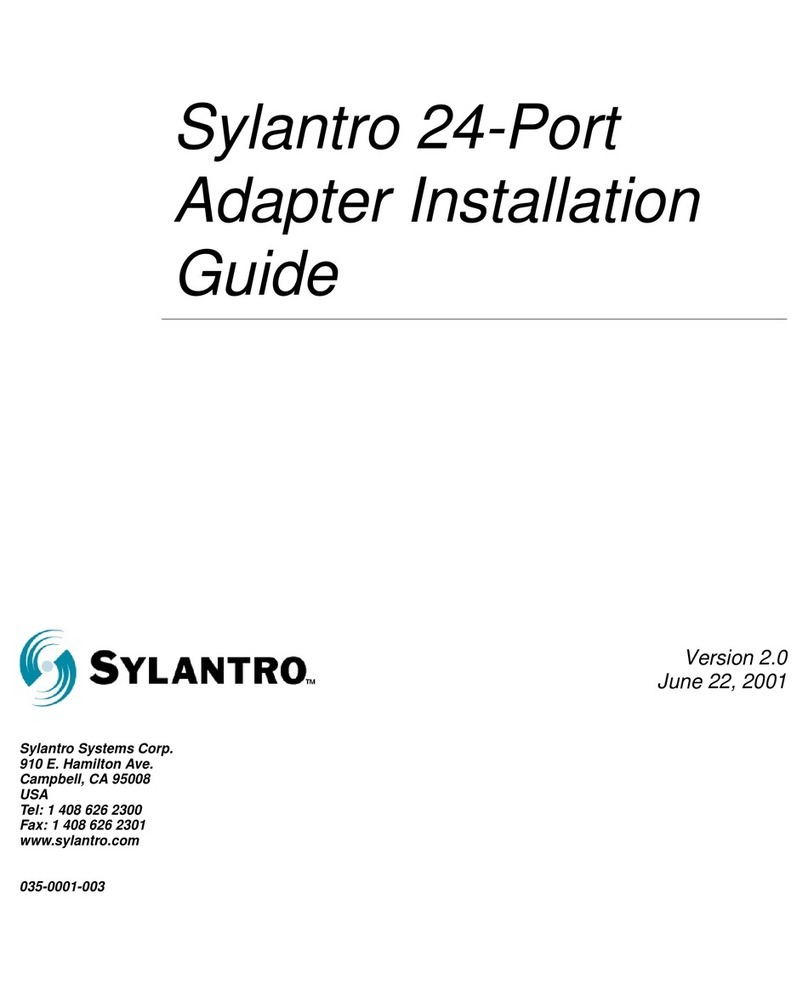 Sylantro 24-Port installation guide