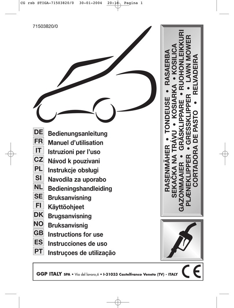 GGP ITALY SPA 71503820 User manual